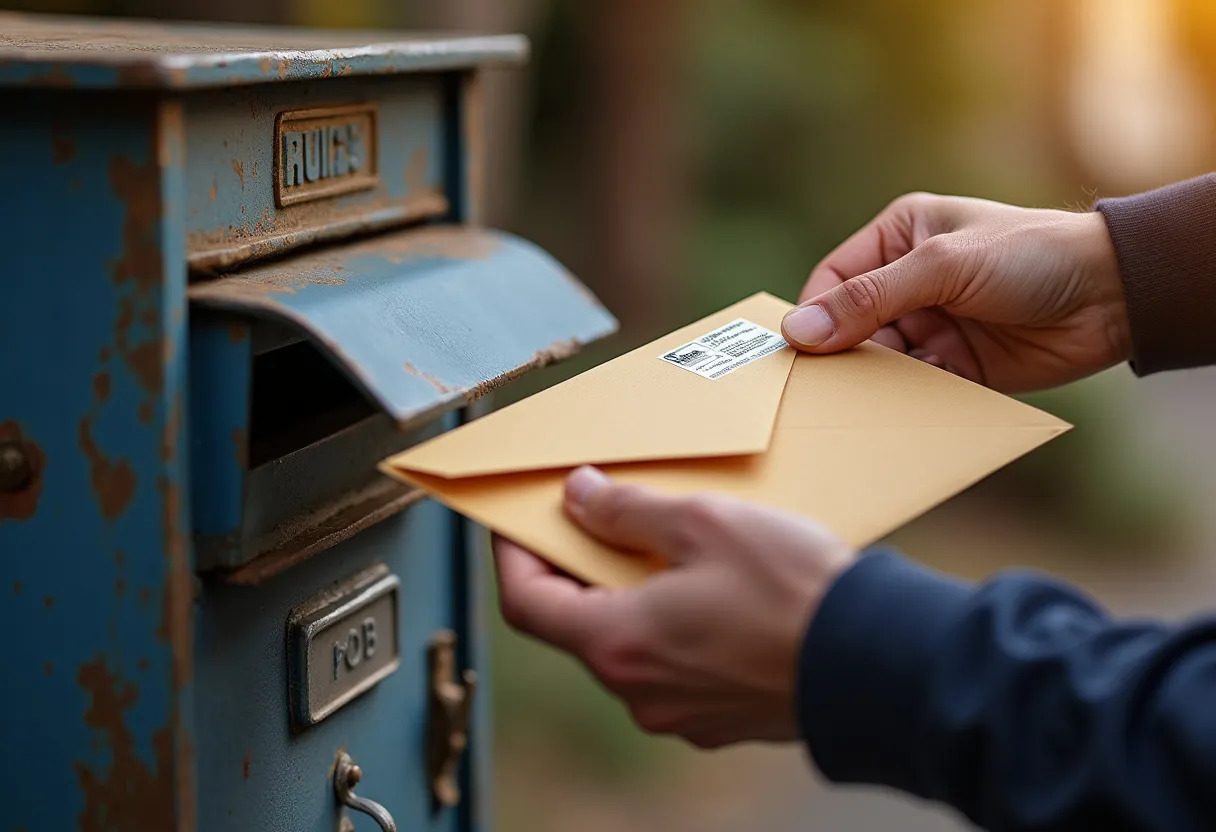 enveloppe  écriture